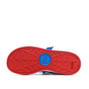 Baskets Noir Garçon Adidas Spider-man Grand Court vue 0