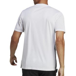 T-Shirt Blanc/Noir Homme Adidas Tabela vue 2