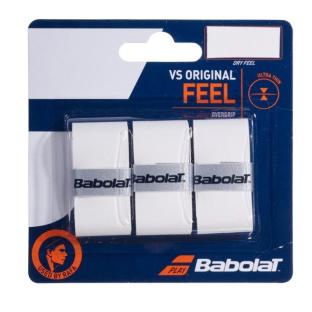 X3 SurGrip de Tennis Blanc Babolat Vs Original pas cher