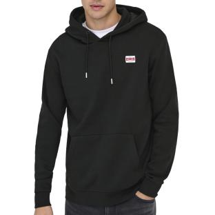 Sweat à Capuche Noir Homme Only & Sons Hoodie vue 0