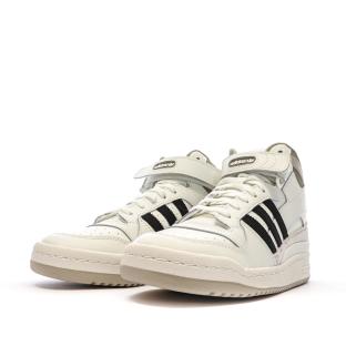 Baskets Ecrus Homme Adidas Forum Mid vue 6