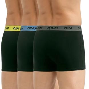 X3 Boxers Noir Homme Dim Mix & Colors vue 0