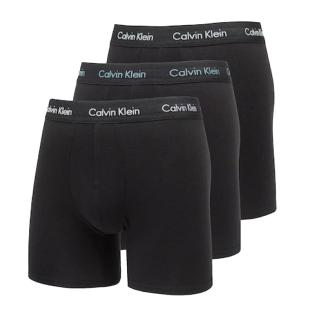 X3 Boxers Noires/Blancs Homme Calvin Klein Jeans Boxer Brief 3 pas cher