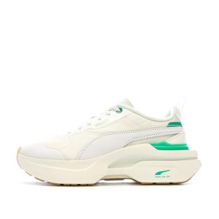 Baskets Écru/Vert Femme PUMA Kosmo Rider vue 0