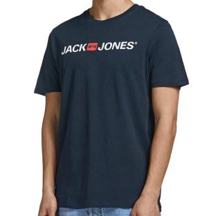T-shirt Marine Homme Jack & Jones Neck pas cher
