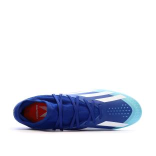Chaussures de football Bleu Homme Adidas Crazyfast vue 4