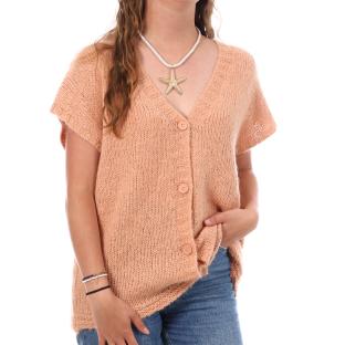 Gilet Rose Femme Teddy Smith Laurie pas cher