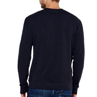 Sweat Noir Homme Tommy Hilfiger Track vue 2
