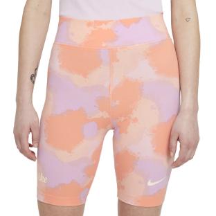 Short Cycliste Orange/Mauve Camouflage Femme Nike vue 0