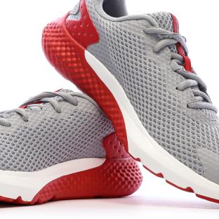 Chaussures de Running Grises/Rouges Femme Under Armour Charged Rogue 3 vue 7