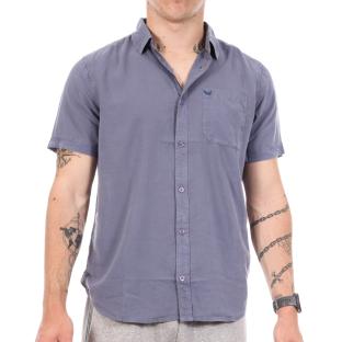 Chemise Manches Courtes Bleu Homme Kaporal Baya vue 0