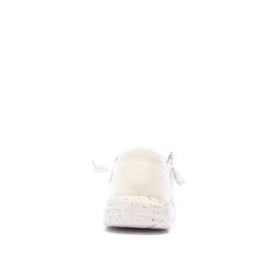 Chaussures Blanches/Grises Femme Hey Dude Wendy Sox vue 3
