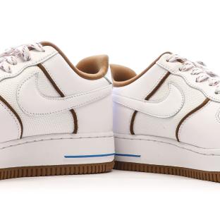 Air Force 1 Baskets Blanc/Marron Homme Nike vue 7