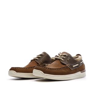 Zapatos náuticos marrones para hombre TBS Mat ver 0