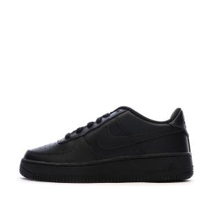 Air Force 1 Noires Garçon Nike vue 0