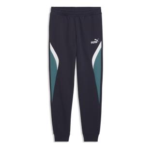 Jogging Marine/Vert Garçon Puma Ess Block Sweatpants vue 0