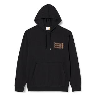 Sweat à Capuche Noir Homme Timberland Hoodie 2 Tier 3 vue 0