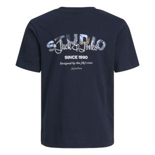 T-Shirt Marine Garçon Jack & Jones Yuki vue 0