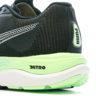 Chaussures de Running Noire/Verte Homme Puma Velocity Nitro vue 7