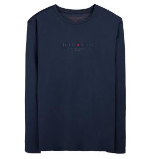 T-Shirt Manches Longues Marine Homme Teddy Smith Jim vue 0