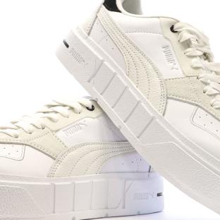 Baskets Blanches/Ecru Femme Puma Cali Court Pure vue 7