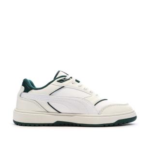 Baskets Blanches/Vertes Foncés Homme Puma Doublecourt03 vue 0