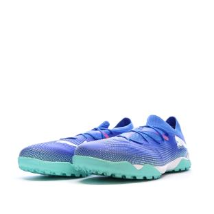 Chaussures de Foot Bleues Homme Puma Future 7 Match TT vue 6
