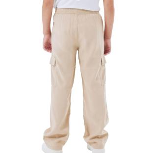 Pantalon en Toile Beige Fille Name it Wide Twill vue 0