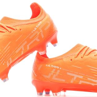 Chaussures de football Orange Junior/Homme Puma Ultra Ultimate vue 7