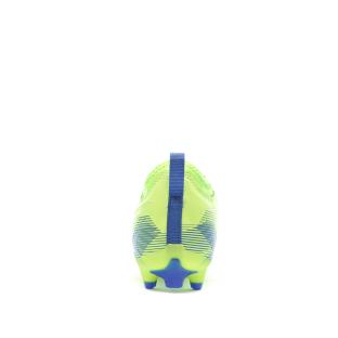 Chaussures de Foot Jaune Fluo Junior Puma Ultra 5 Match FG/AG vue 3