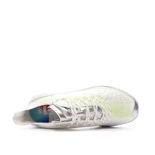 Baskets Blanc/Jaune Homme Le Coq Sportif Oly vue 4