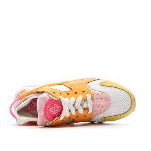 Baskets Oranges Femme Nike Air Huarache vue 4