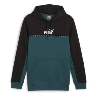 Sweat Vert/Noir Homme Puma Block pas cher
