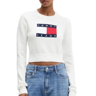 Pull Blanc Femme Tommy Hilfiger Tjw Sparkle Flag vue 0