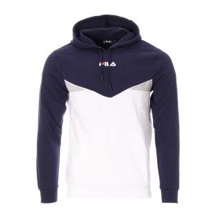 Sweat Blanc/Marine Homme Fila Simpson pas cher