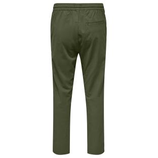 Pantalon fluide Kaki Homme Only & Sons Capri vue 2