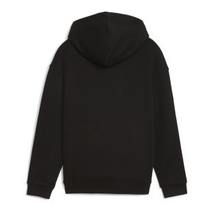 Sweat Capuche Noir Fille Puma Ess+ Tropicat vue 2