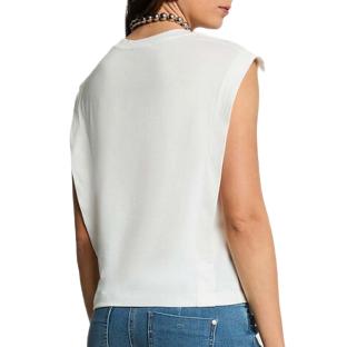 Débardeur Blanc Femme Morgan DPREPPY vue 0