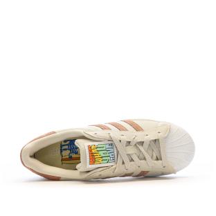 Baskets Beige/Taupe Garçon/Fille Adidas Superstar HP6548 vue 0