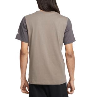 T-shirt Marron Homme Nike M Nsw Repeat vue 2