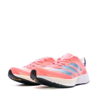 Chaussures de Running Rose Femme Adidas Adizero Adios 6 vue 6