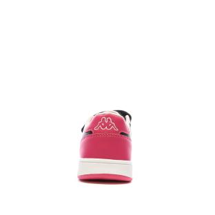 Baskets Noires/Roses Fille Kappa Malone vue 3