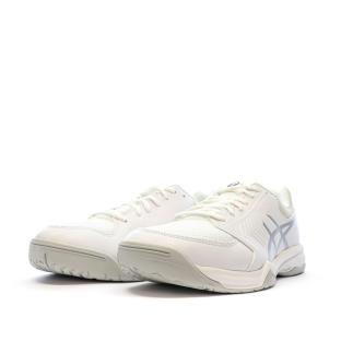 Weiße Herren Asics Gel Dedicate 5 Tennisschuhe Ansicht 0