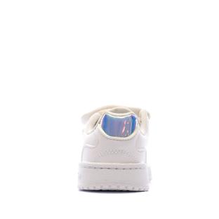 Baskets Blanche/Argent Fille Adidas NY 90 CF vue 3