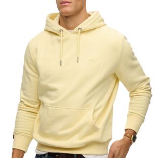 Sweat Jaune Homme Superdry Essential Logo vue 0