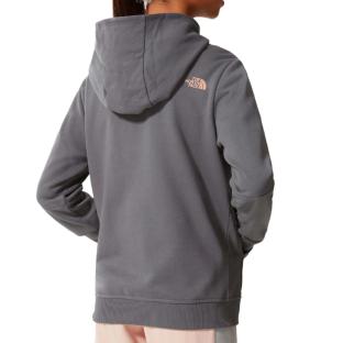 Sweat Gris Fille The North Face Drew Peak vue 2