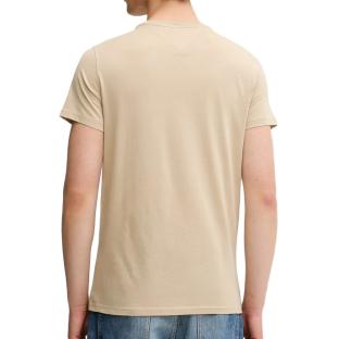 T-shirt Beige Foncé Homme Tommy Hilfiger Tjm Xslim Jersey vue 0