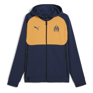 OM Veste Marine/Orange Homme Puma 2024/2025 pas cher