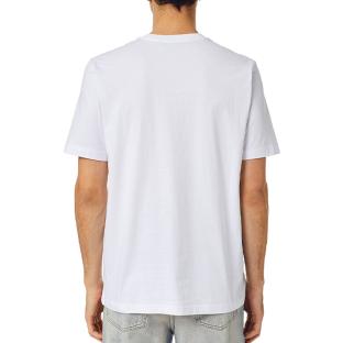 T-shirt Blanc Homme Diesel Maglietta vue 2
