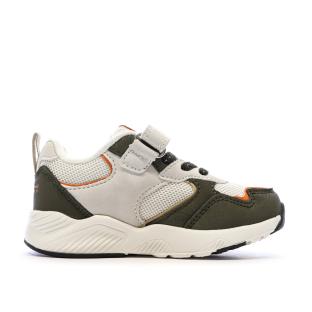 Baskets Beige/Kaki Garçon Le Coq Sportif Lsc Runner vue 2